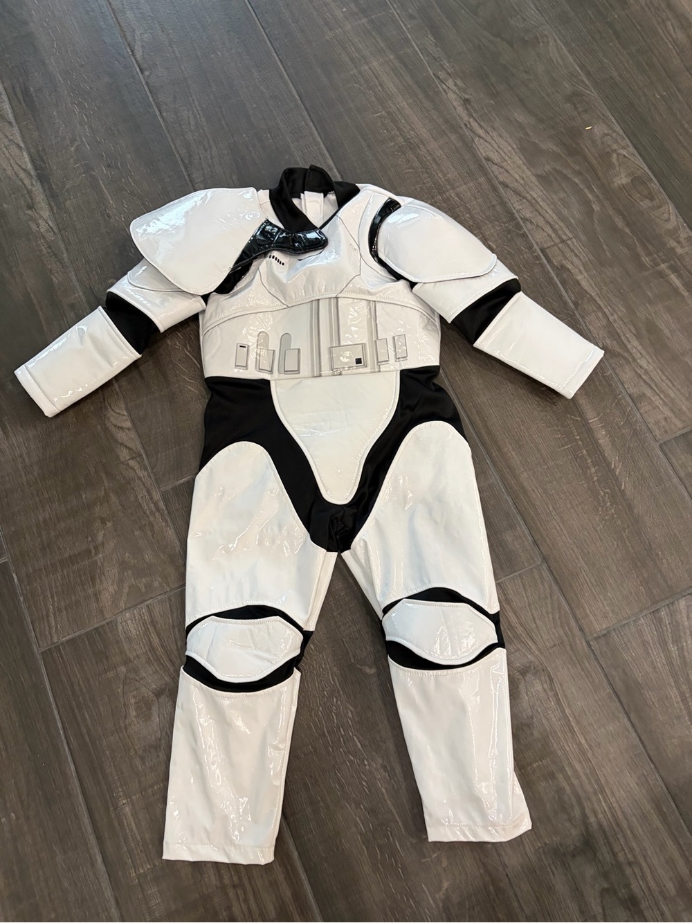 Disney White and Black Galactic Armor Kids Costume